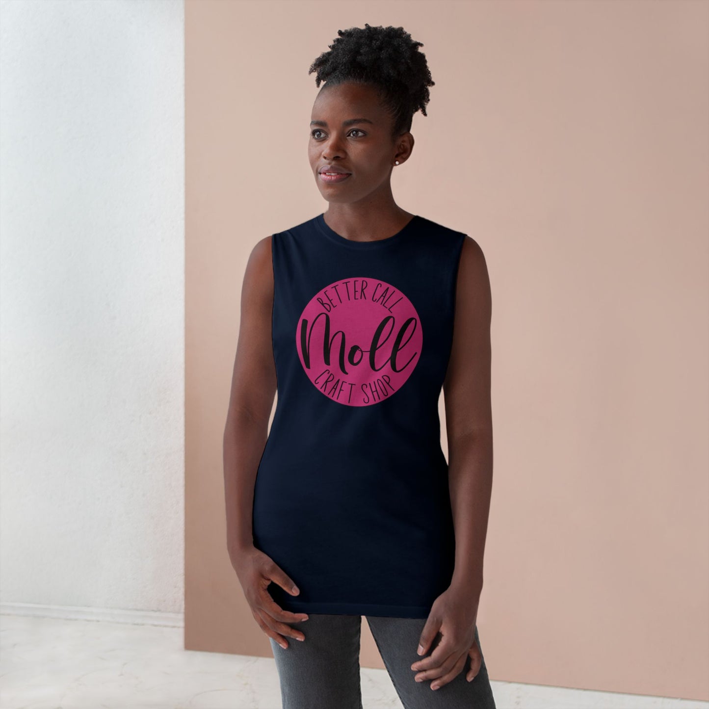 Better Call Moll Logo Unisex Barnard Tank