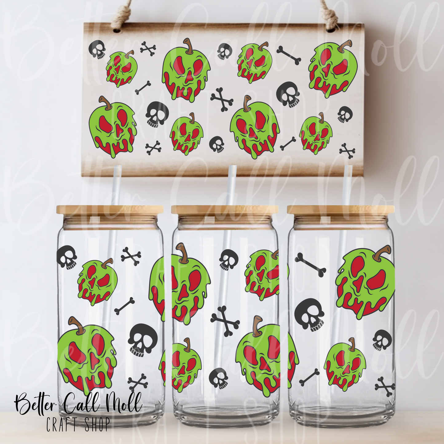 Poison Apple UV DTF 16oz Tumbler Wrap