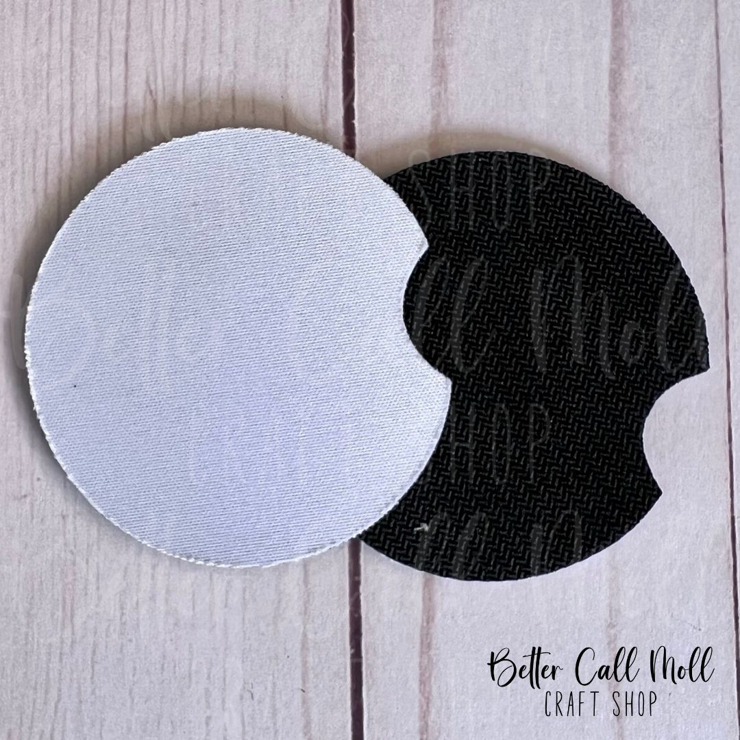 Neoprene Car Coaster Sublimation Blanks