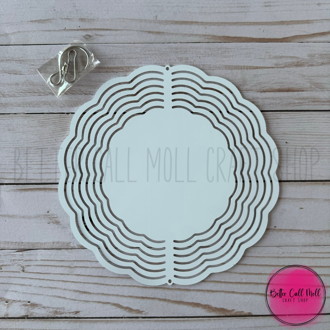 8" Wind Spinner Sublimation Blank