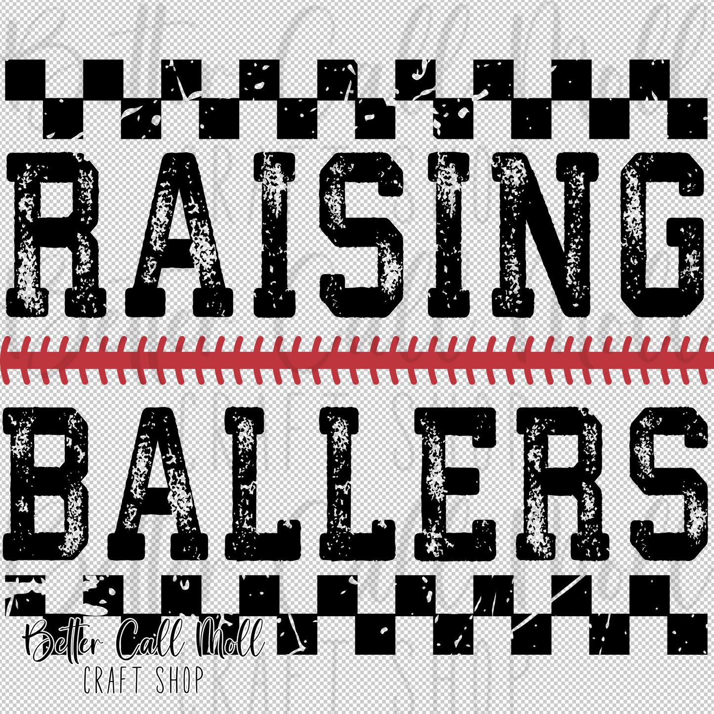 Raising Ballers UV DTF Decal