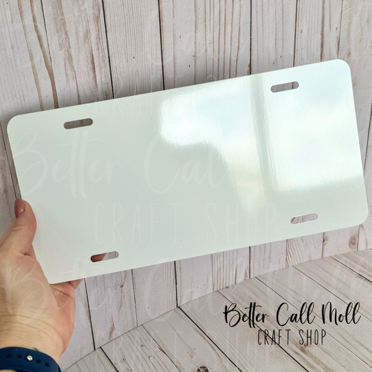 License Plate Sublimation Blank