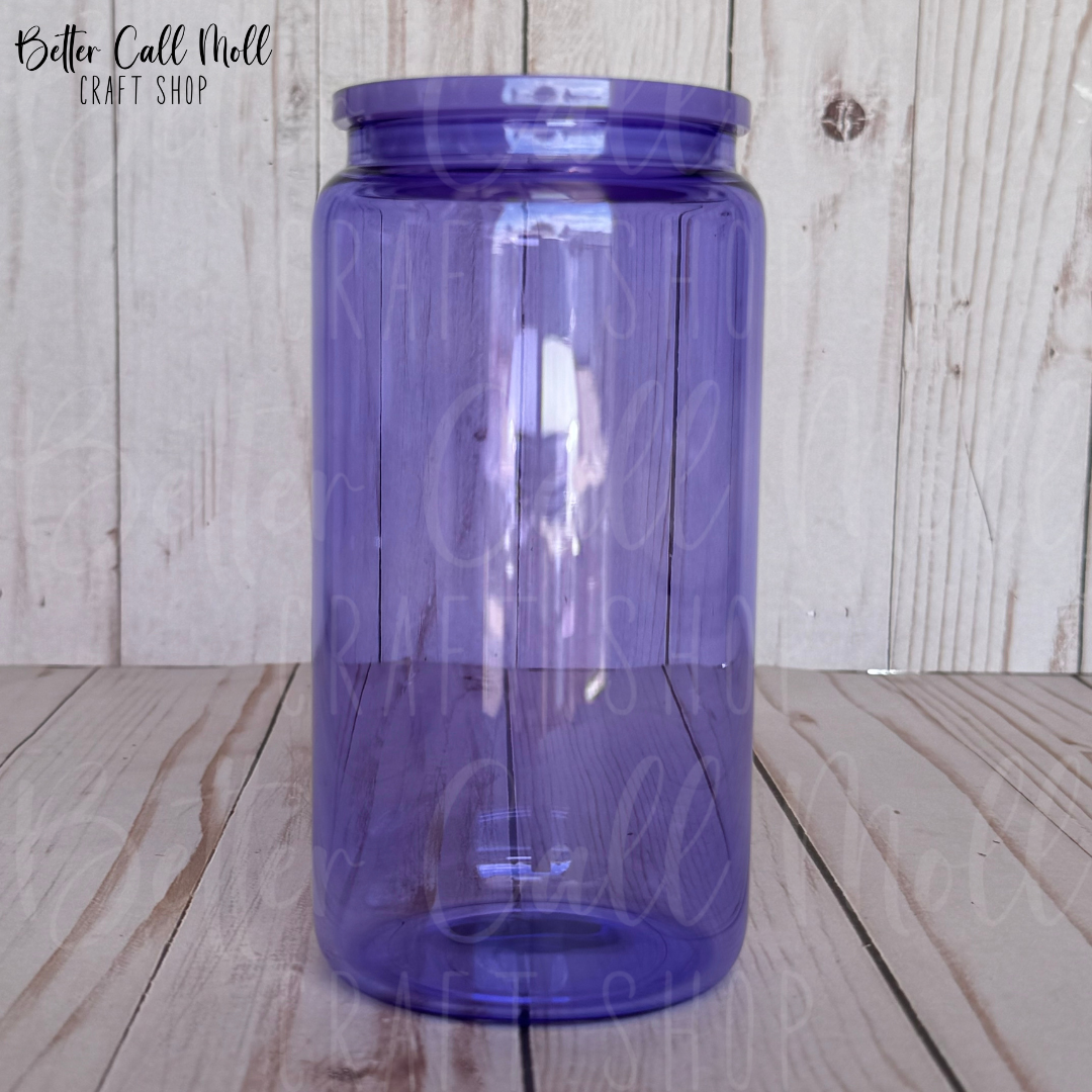 16oz Jelly GLASS Sublimation Tumbler