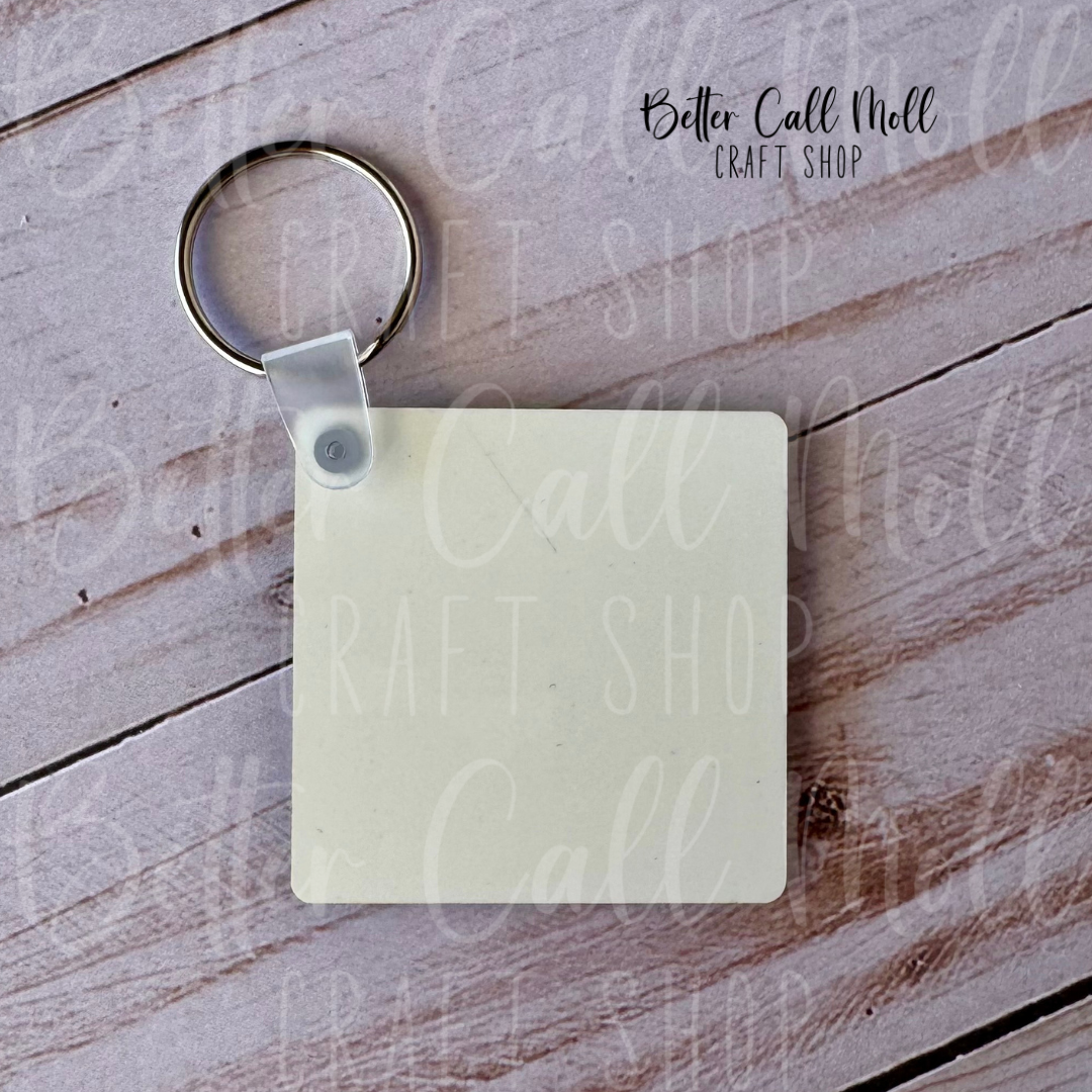 MDF Keychain Sublimation Blank