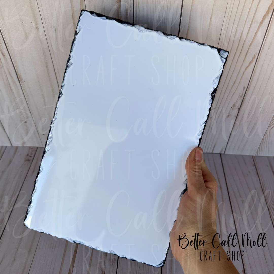 8x12" Photo Rock Slate Sublimation Blank