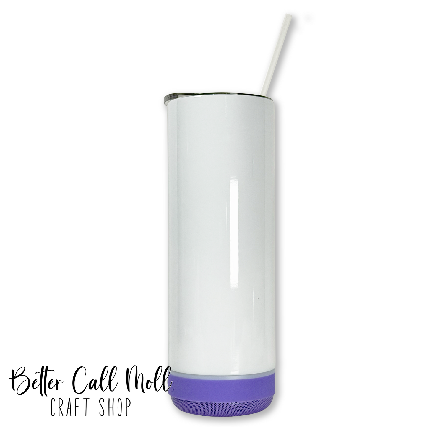 Bluetooth Speaker 20oz Glossy Sublimation Tumbler