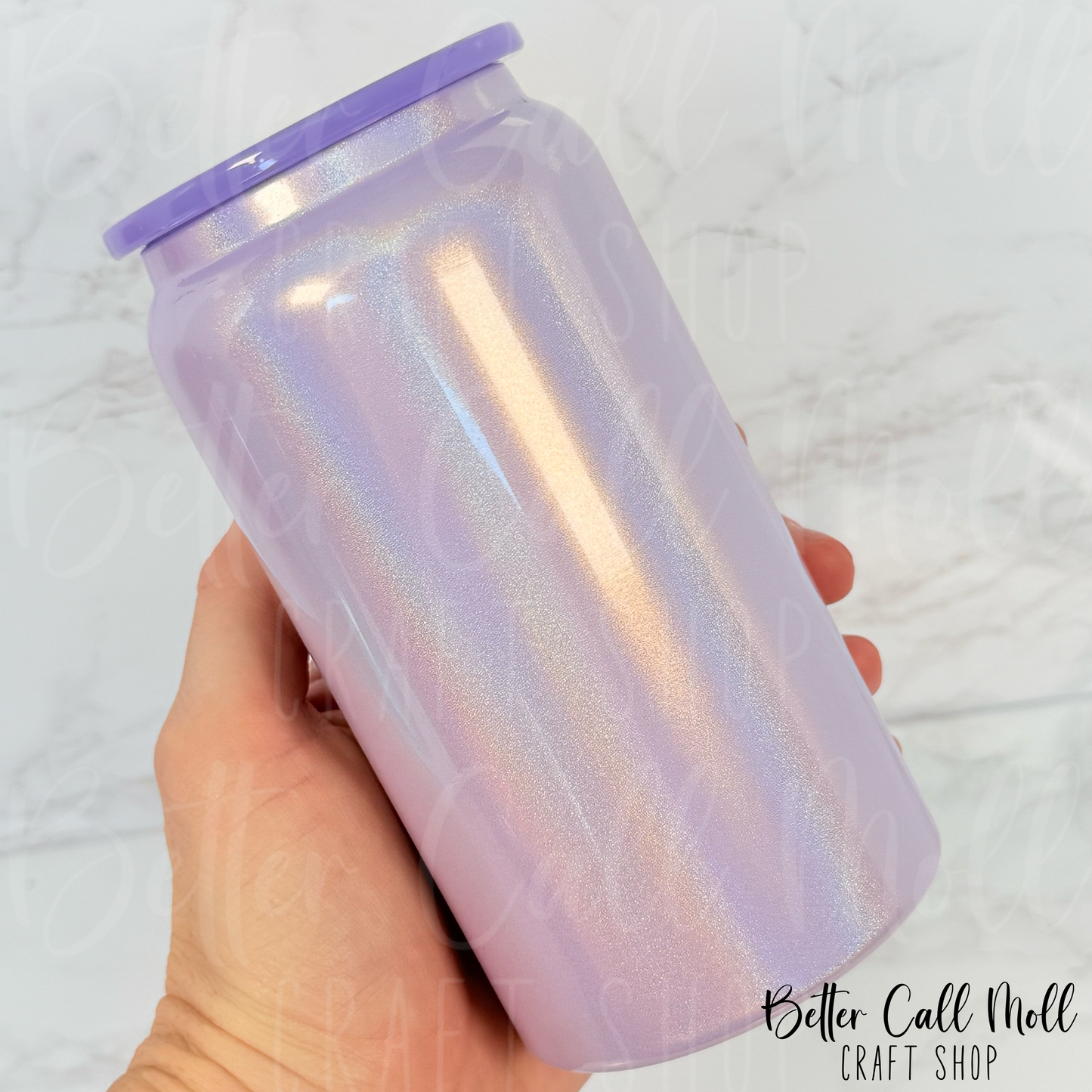 16oz Holographic Shimmer STAINLESS STEEL Sublimation Tumbler