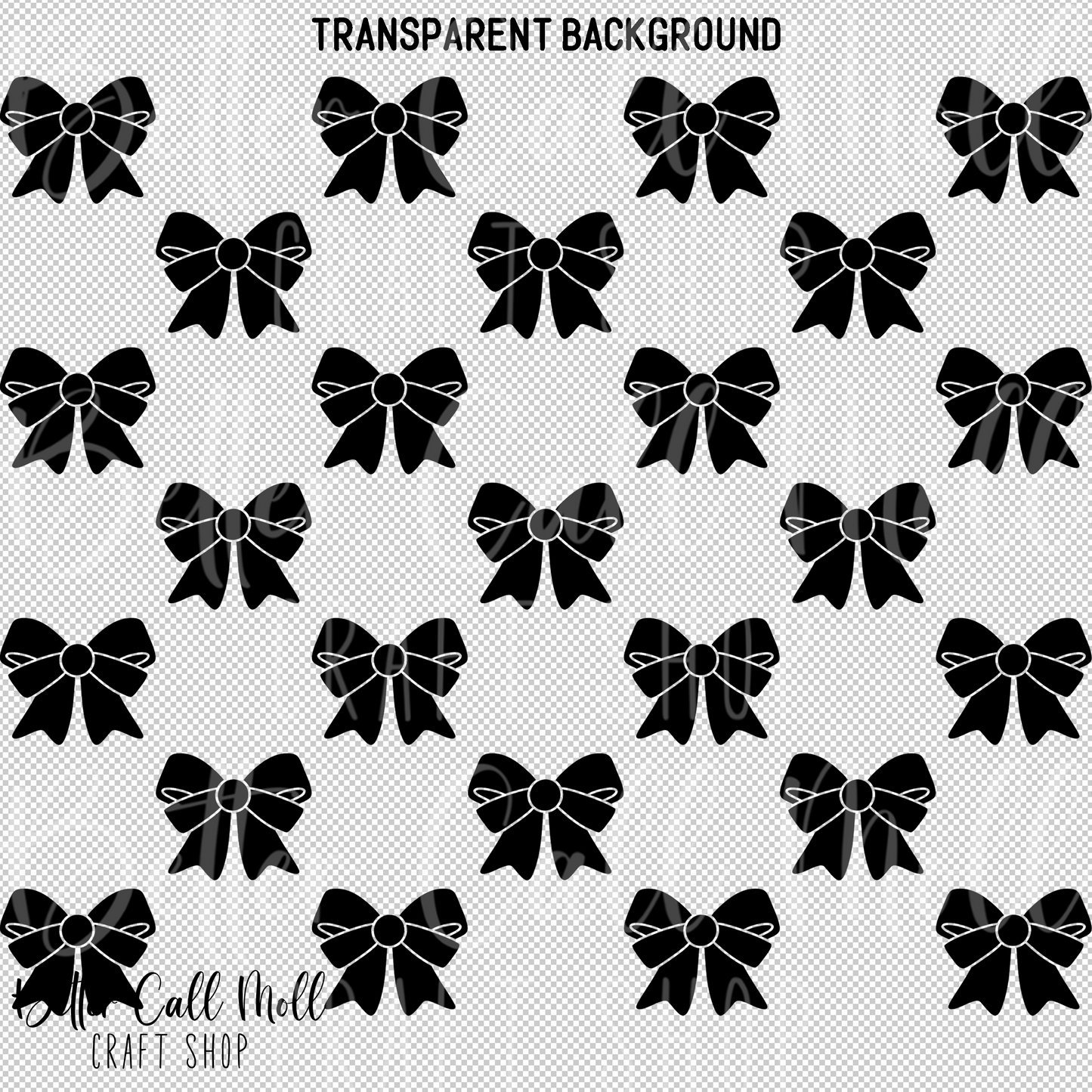 Bows 1 UV DTF 20/30oz Skinny Tumbler Wrap