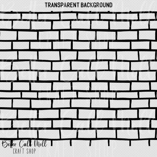 Bricks UV DTF 20/30oz Skinny Tumbler Wrap