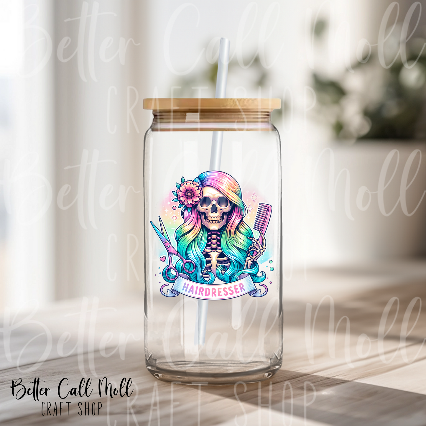D134 - Hairdresser UV DTF Decal
