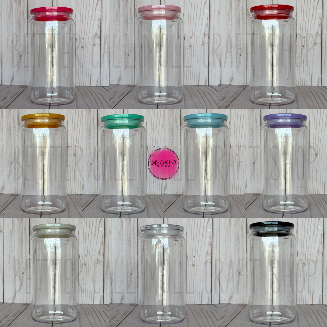 16oz CLEAR Acrylic Tumbler