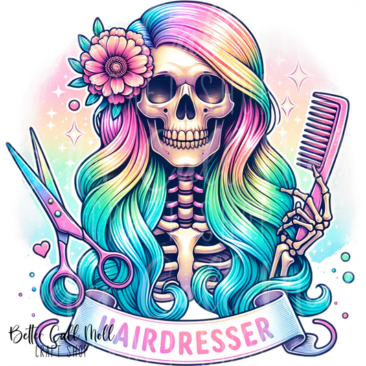 D134 - Hairdresser UV DTF Decal