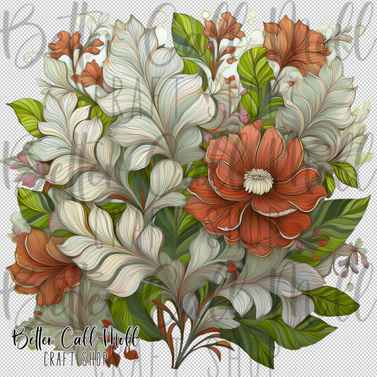 Botanical Sprigs UV DTF Decal