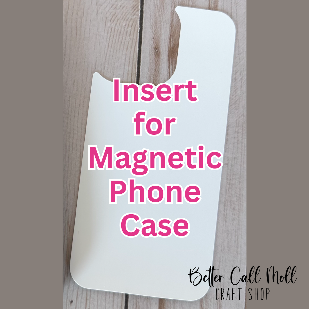 Replacement Sublimation Insert for Magnetic Phone Case Compatible with iPhone (Case NOT Included)