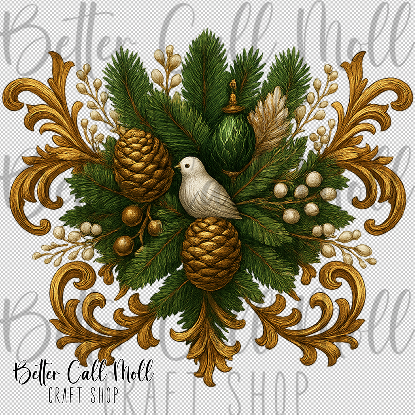 Woodland Elegance UV DTF Decal