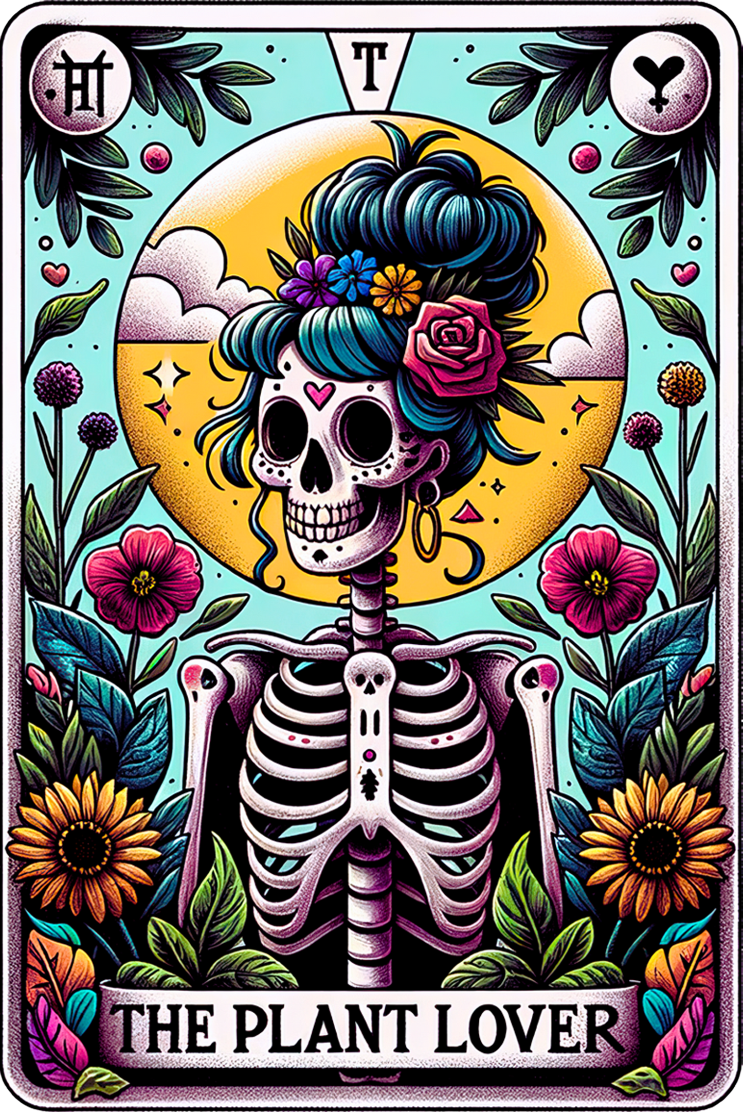 The Plant Lover Tarot UV DTF Decal