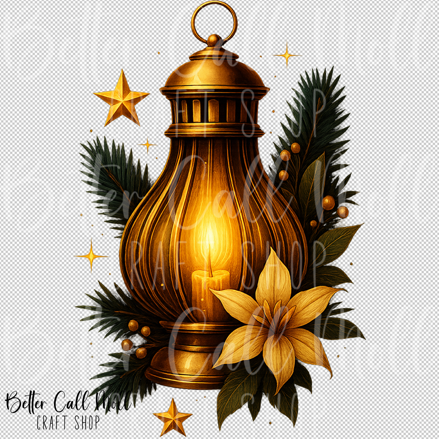 Glowing Lanterns UV DTF Decal