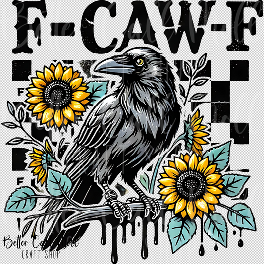 F-CAW-F UV DTF Decal