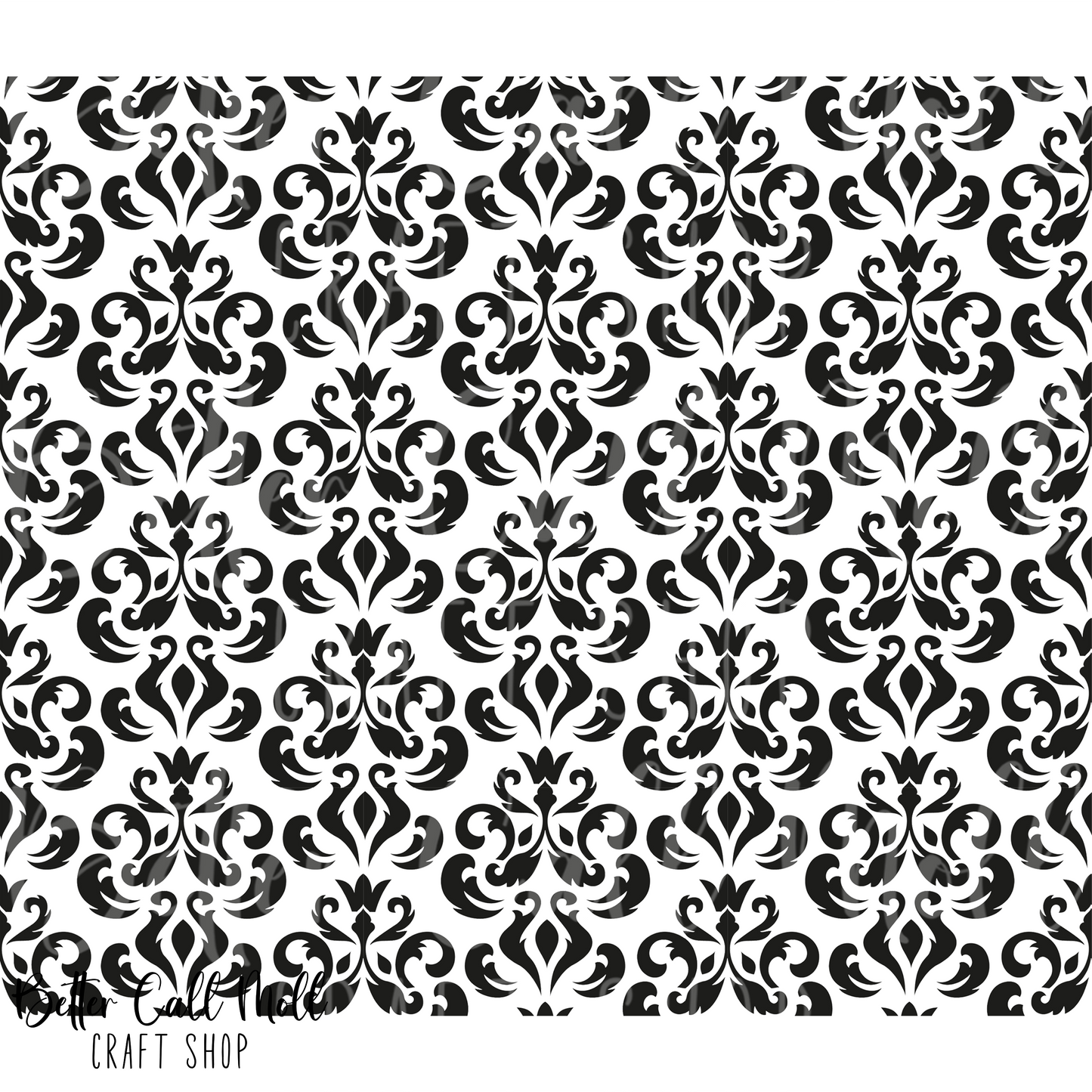Damask UV DTF 20oz Skinny Tumbler Wrap