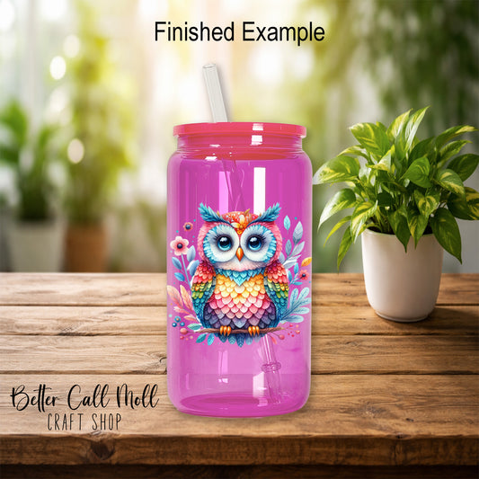 16oz Jelly GLASS Sublimation Tumbler