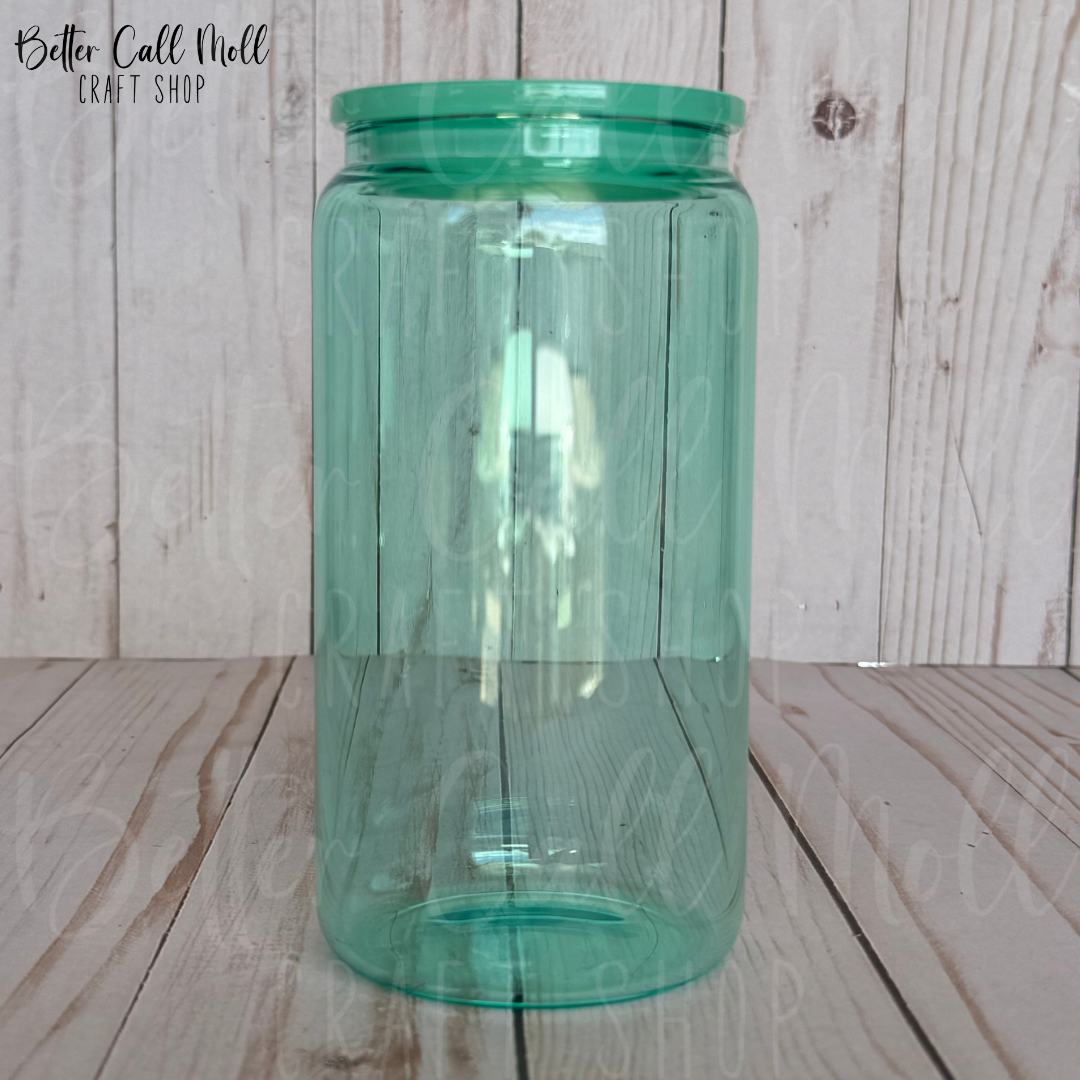 16oz Jelly GLASS Sublimation Tumbler