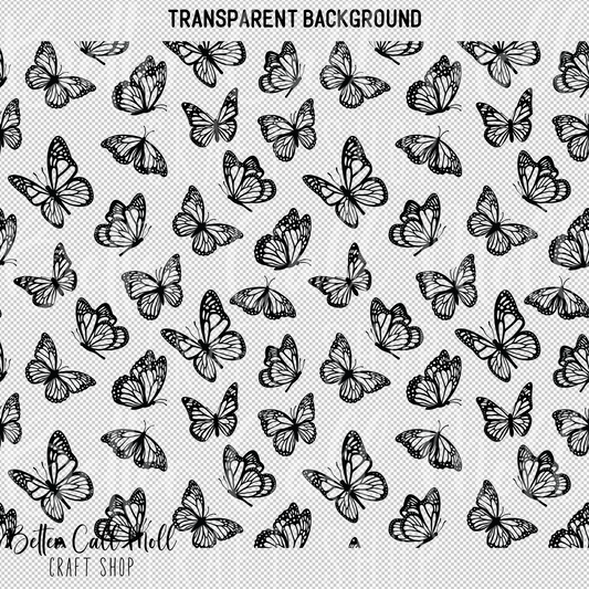 Butteflies 2 UV DTF 20/30oz Skinny Tumbler Wrap