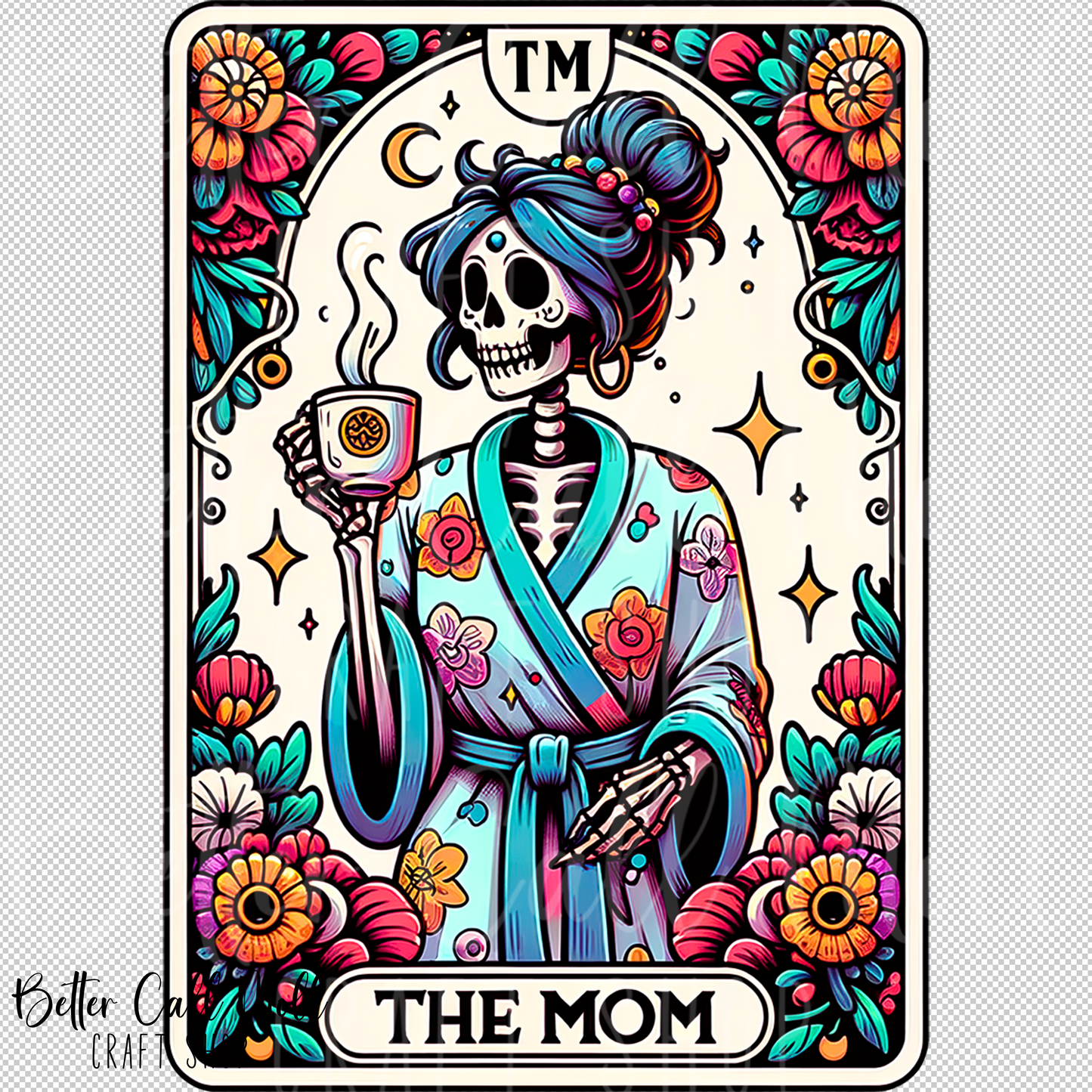 The Mom Tarot UV DTF Decal
