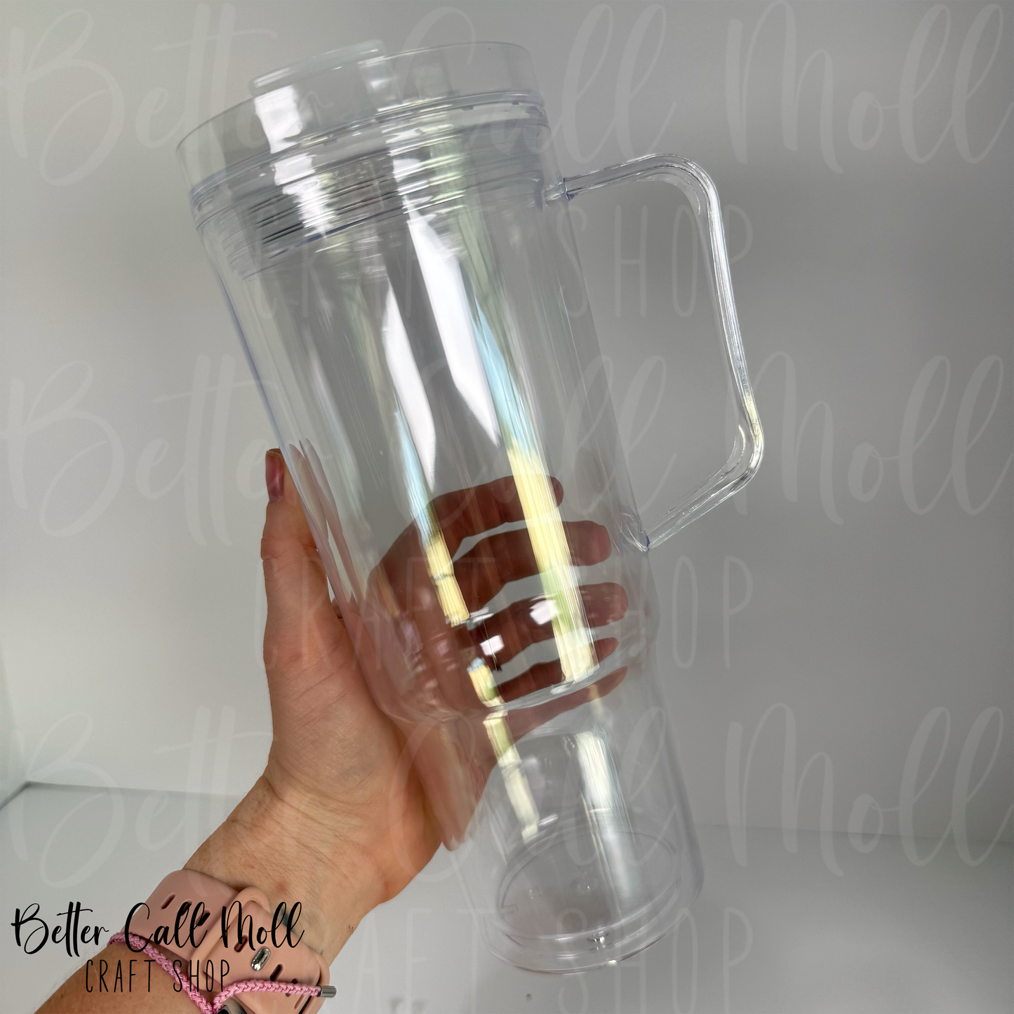 40oz Acrylic Snow Globe Tumbler