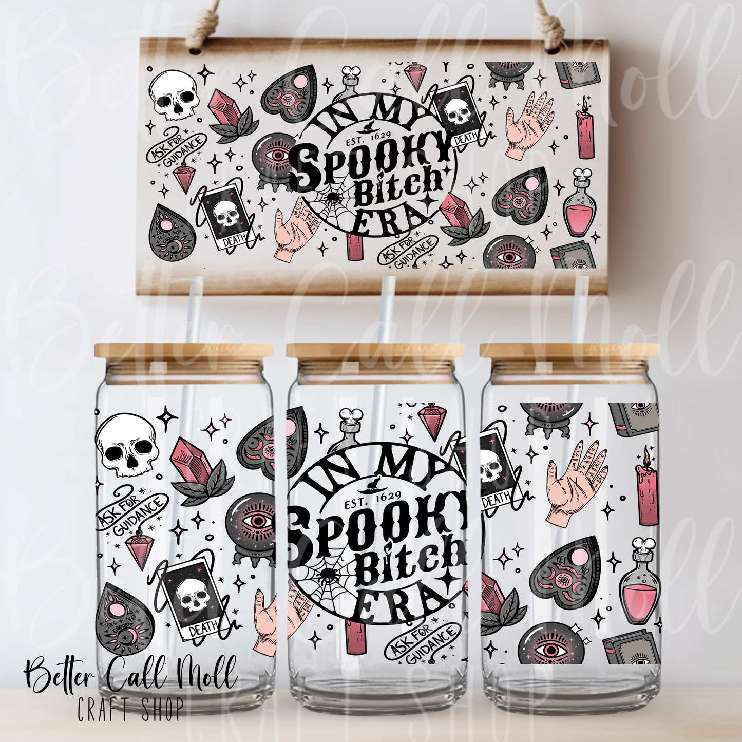 W183 - In My Spooky B*tch Era UV DTF 16oz Tumbler Wrap