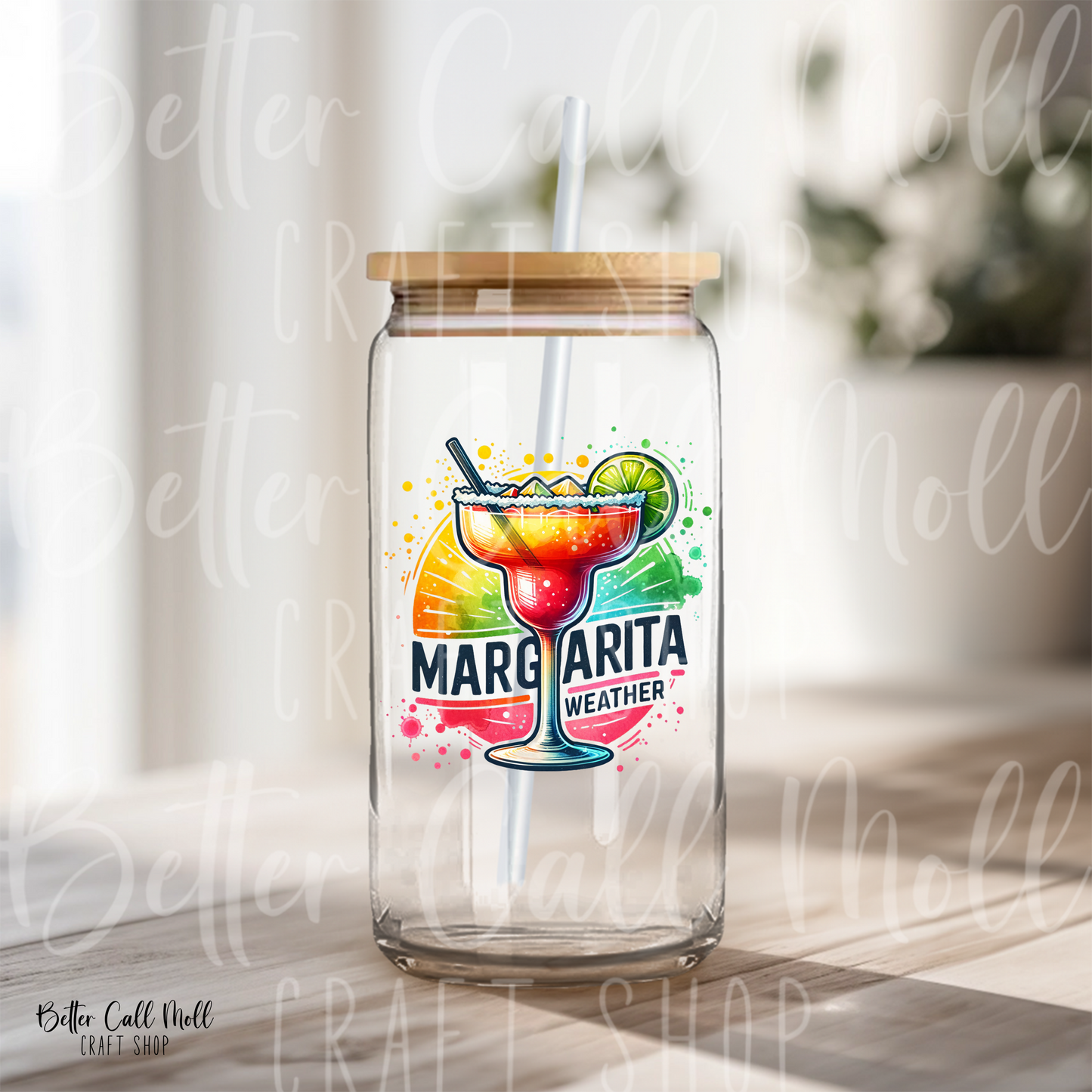 D194 - Margarita Weather UV DTF Decal