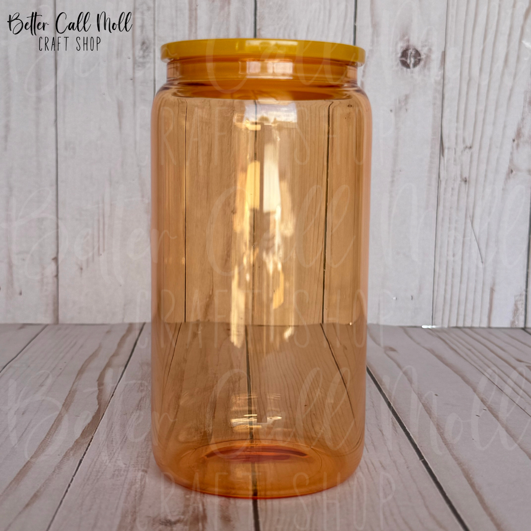 16oz Jelly GLASS Sublimation Tumbler
