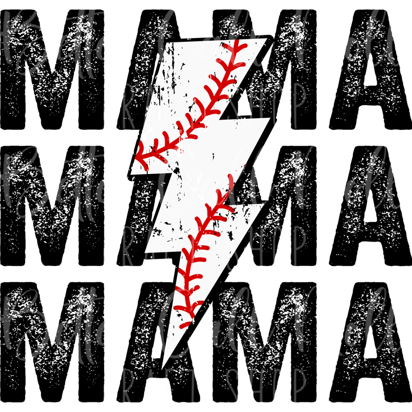 D143 - Baseball Mama UV DTF Decal