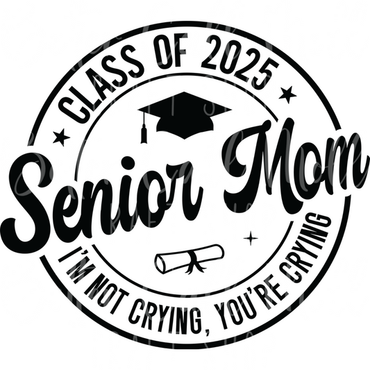 D159 - *CLEARANCE* Senior Mom UV DTF Decal