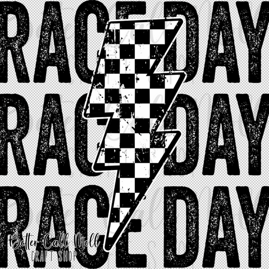 Race Day UV DTF Decal