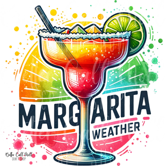 D194 - Margarita Weather UV DTF Decal
