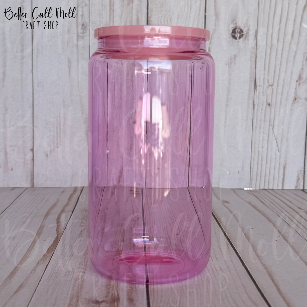 16oz Jelly GLASS Sublimation Tumbler