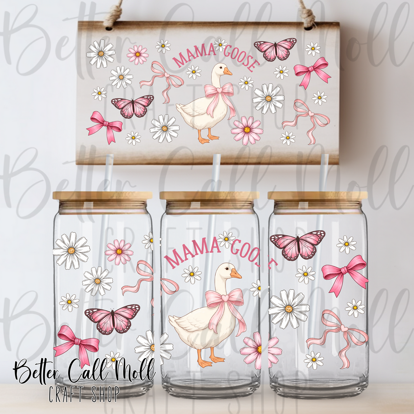 Mama Goose UV DTF 16oz Tumbler Wrap