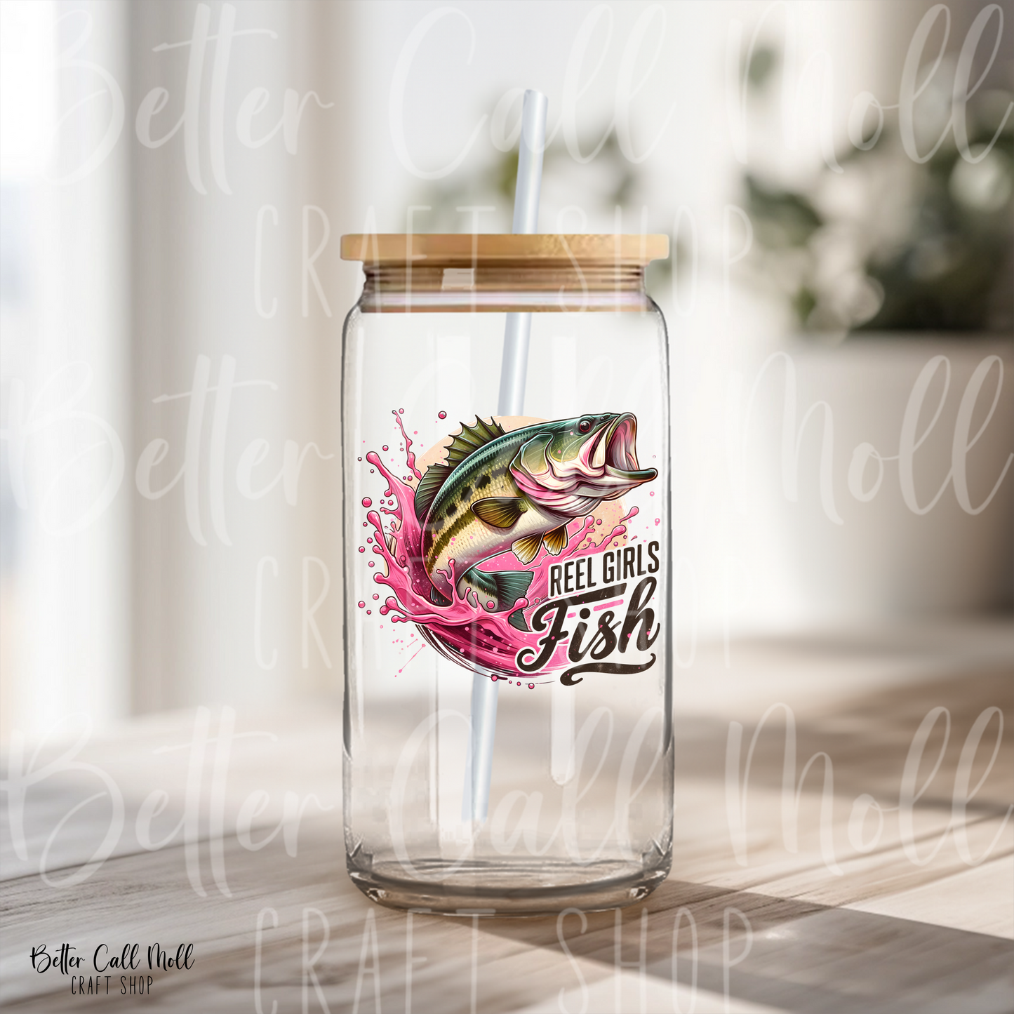 D200 - Reel Girls Fish UV DTF Decal