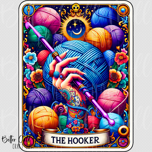 The Hooker Tarot UV DTF Decal