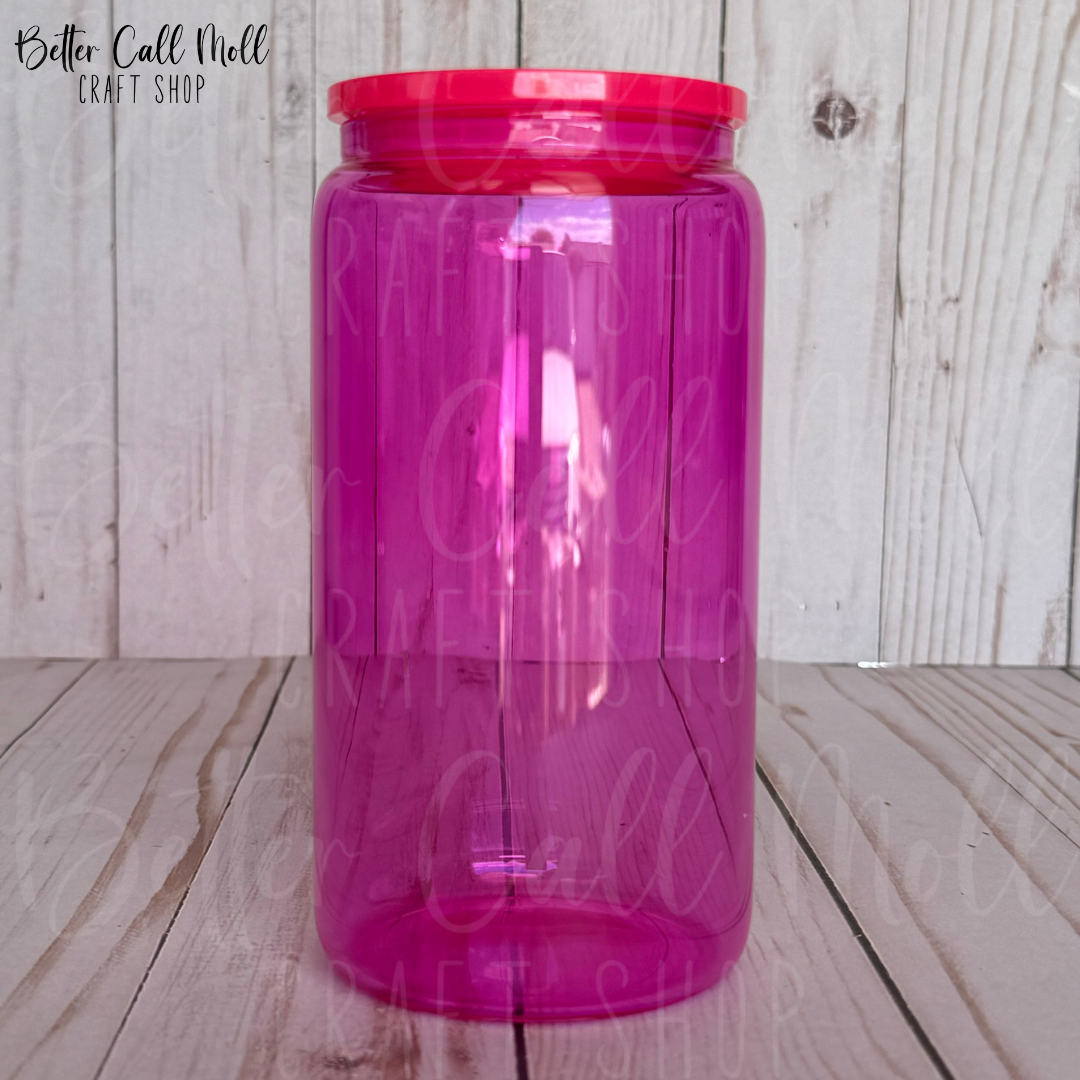 16oz Jelly GLASS Sublimation Tumbler