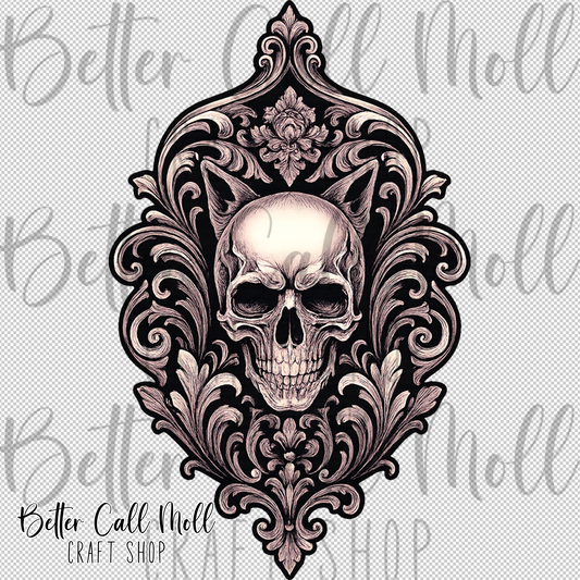 Grave Rosette UV DTF Decal