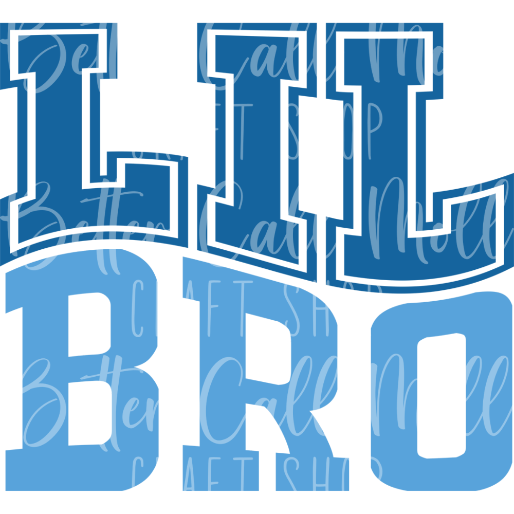 D137 - Lil Bro UV DTF Decal