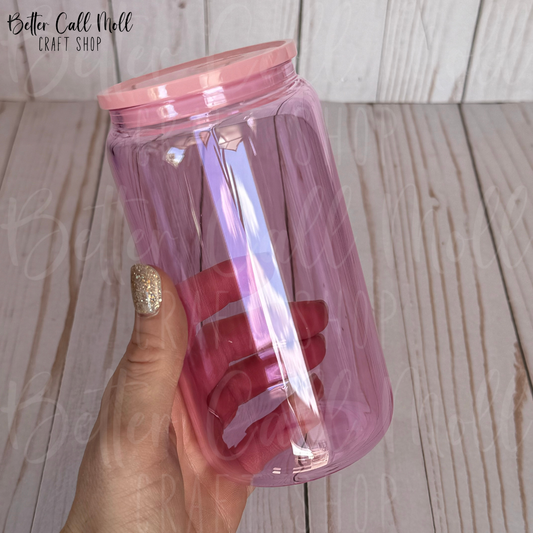 16oz Jelly GLASS Sublimation Tumbler