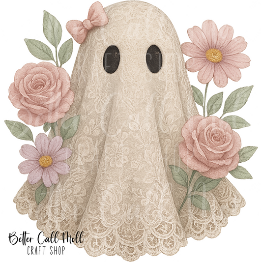 Lace Ghost 2 UV DTF Decal