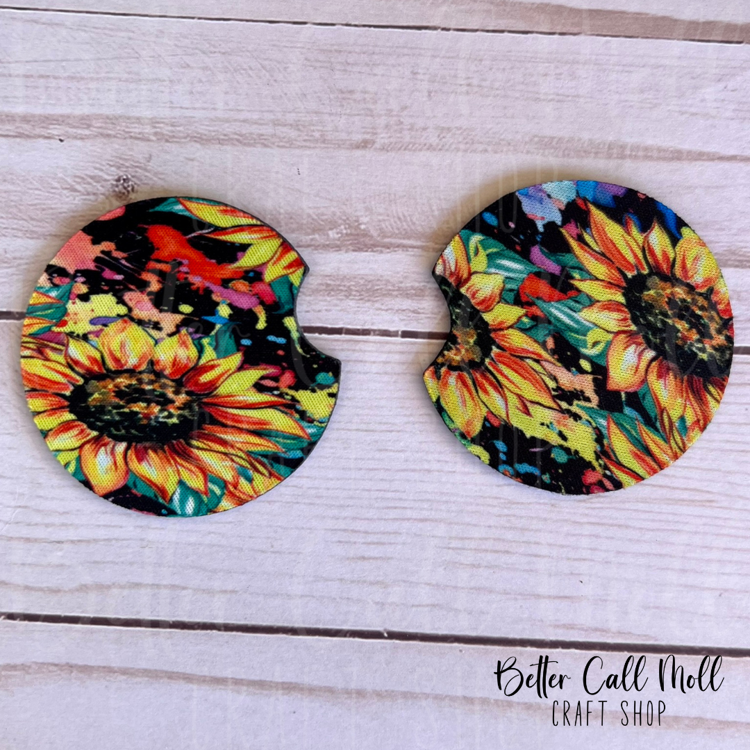 Neoprene Car Coaster Sublimation Blanks