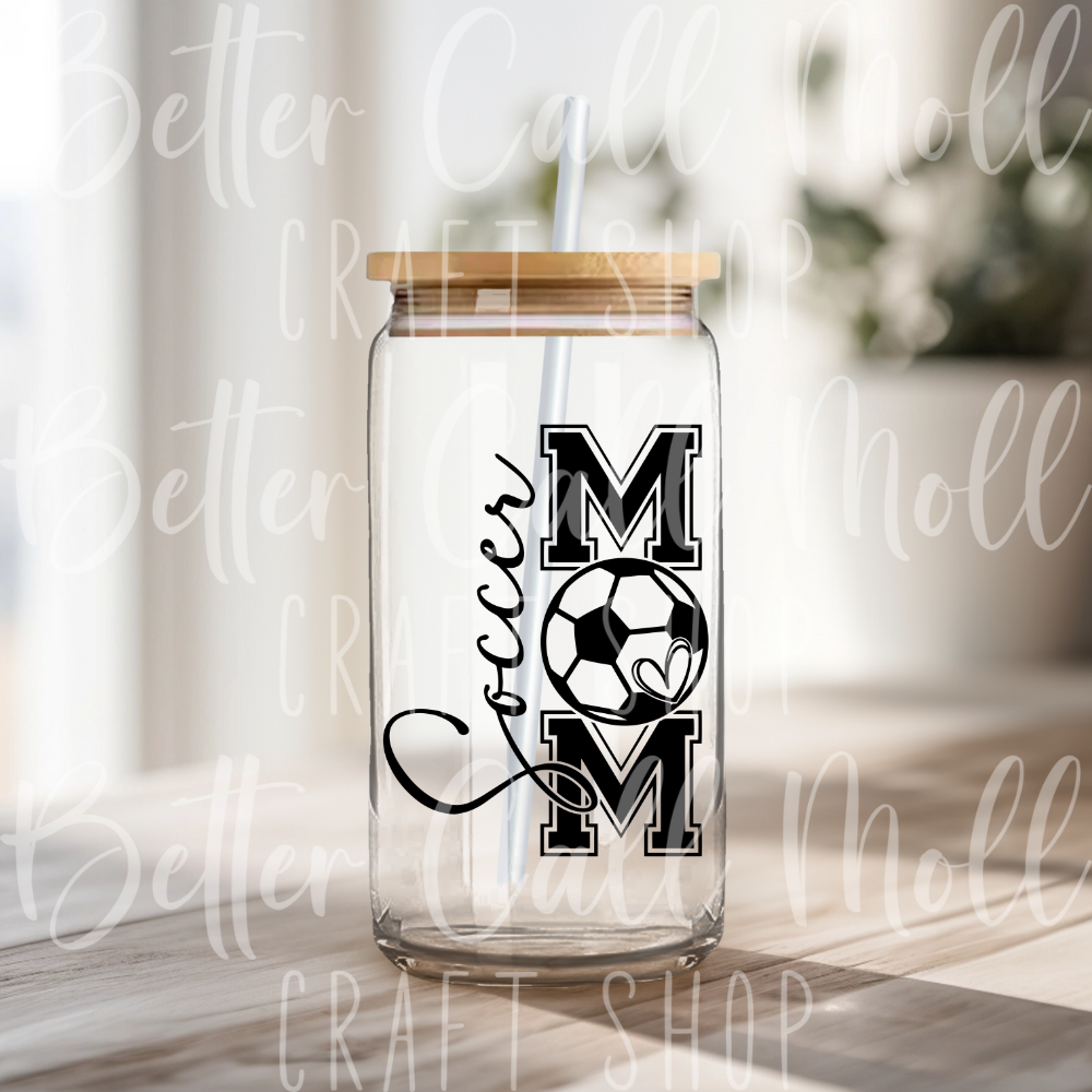 D140 - Soccer Mom UV DTF Decal