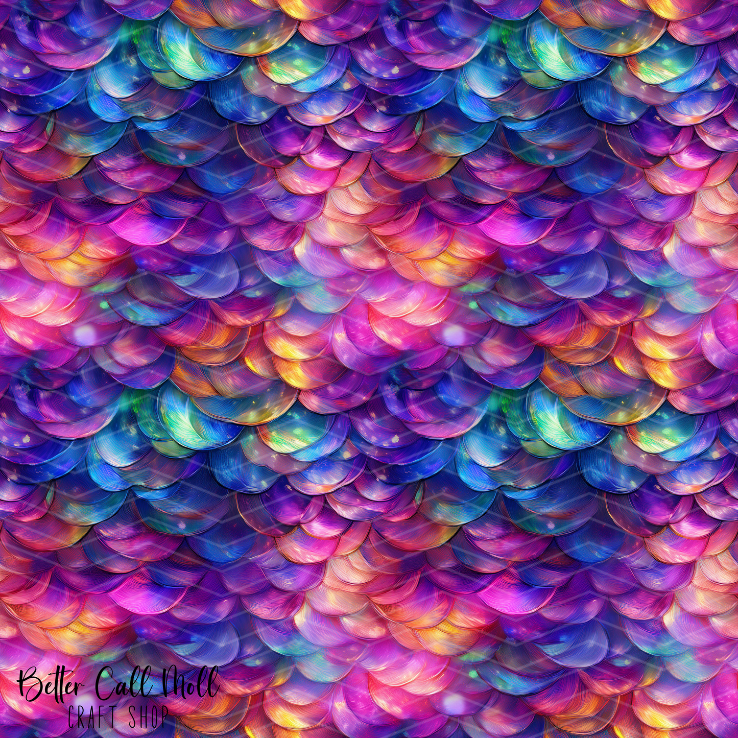 Abstract Scales Digital Seamless Pattern