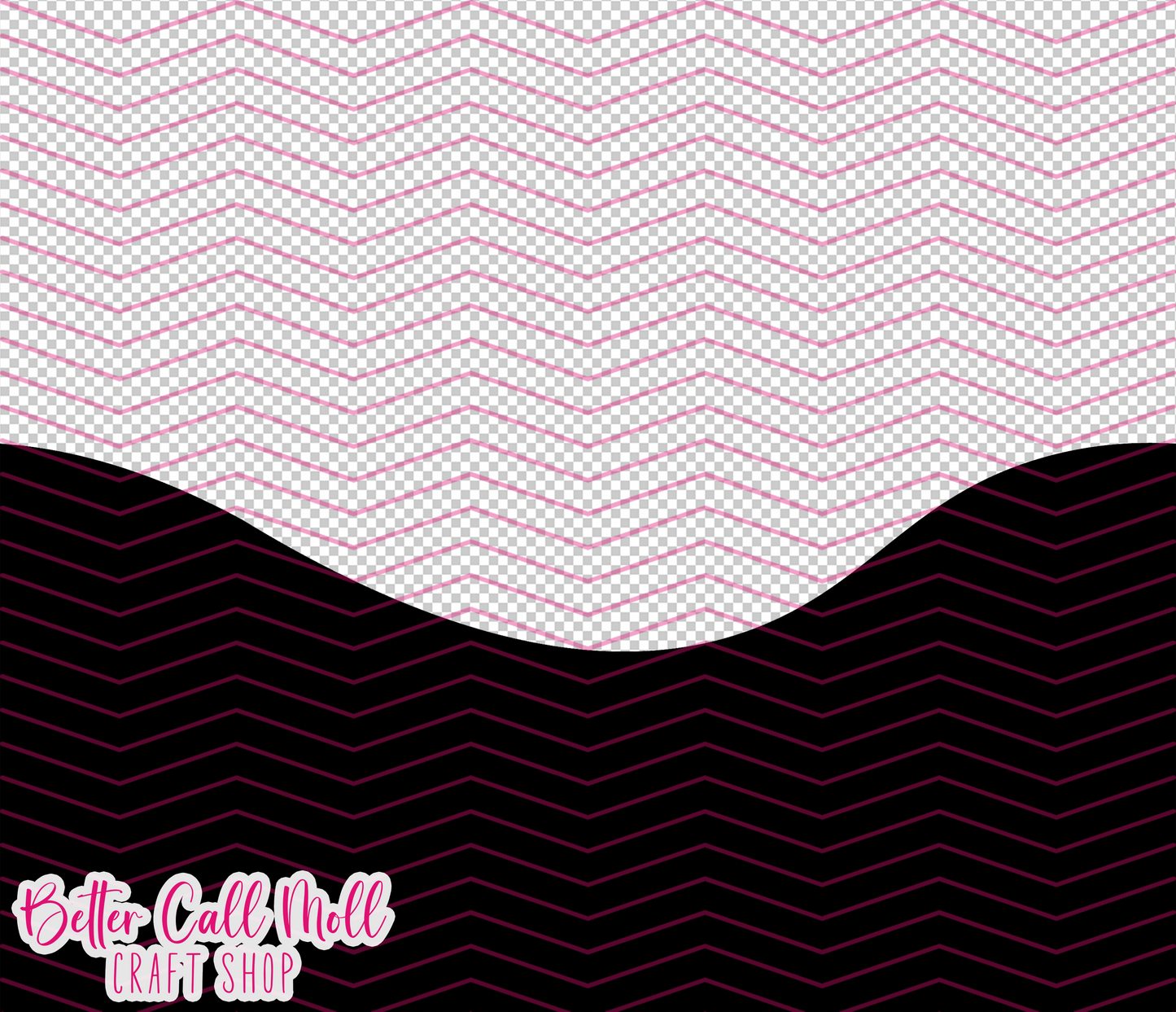 Abstract Wave Digital Tumbler Template
