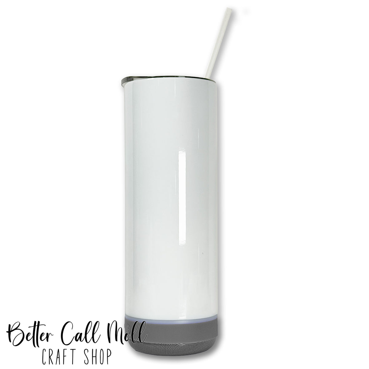 Bluetooth Speaker 20oz Glossy Sublimation Tumbler