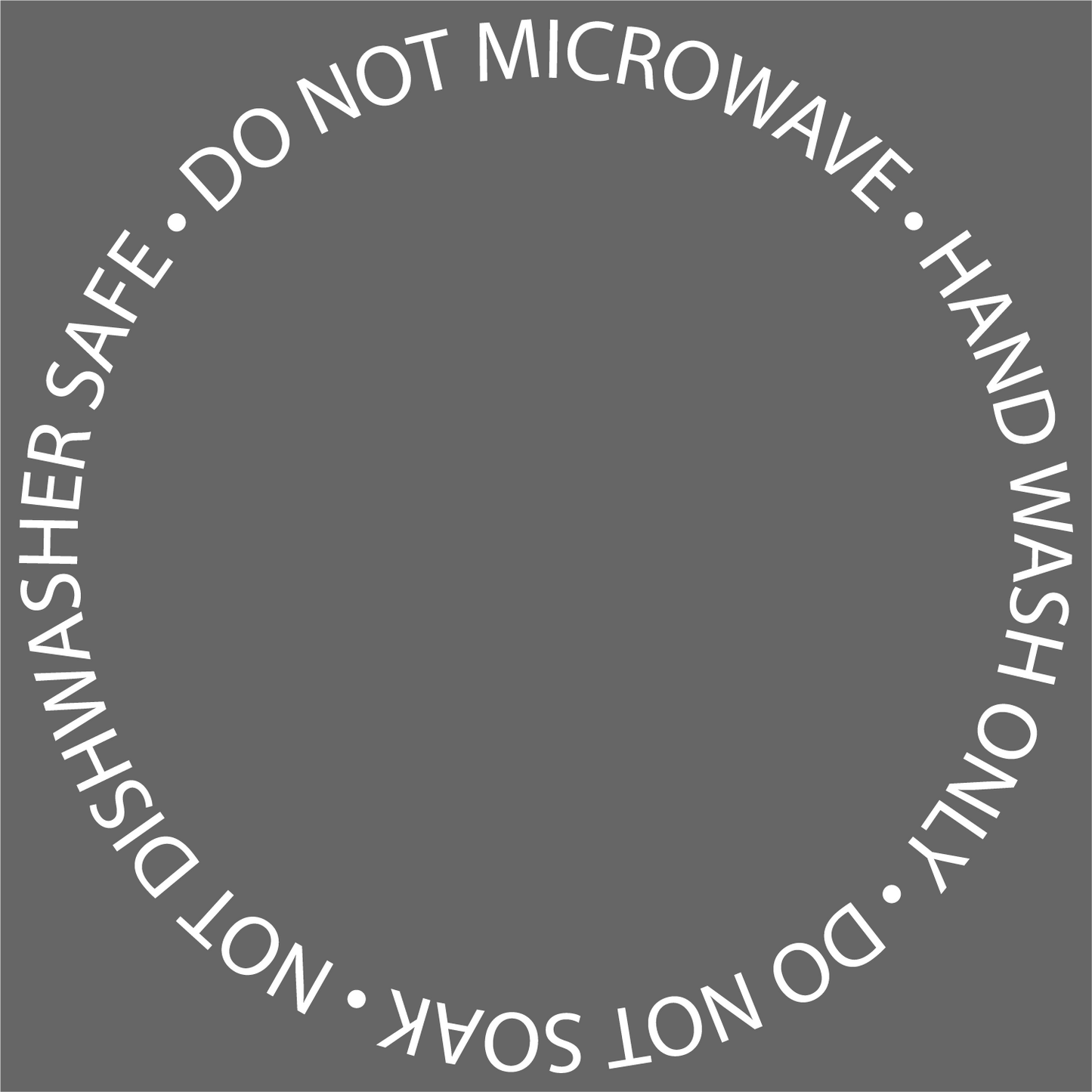 Tumbler Care Instructions UV DTF Decals